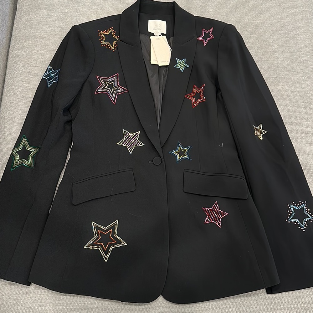 Cinq a Sept Cheyenne Beaded Star Blazer